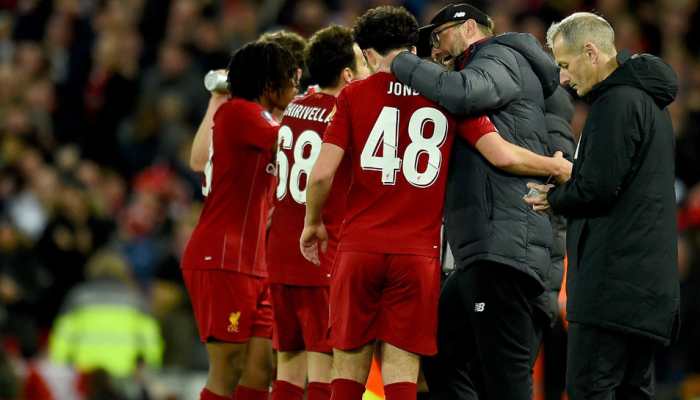 Curtis Jones' goal helps Liverpool knock Everton out of FA Cup