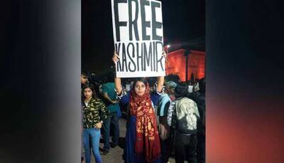 Mumbai Police registers FIR against woman spotted with 'Free Kashmir' poster