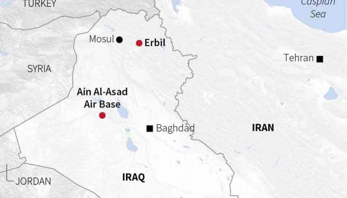 US airbases in Iraq hit by 22 surface-to-surface ballistic missiles fired by Iran