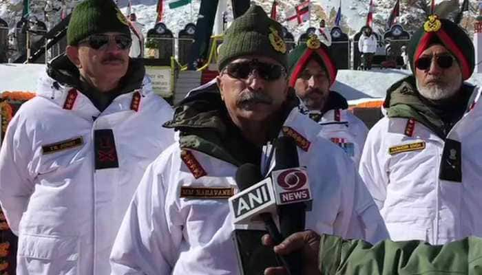 Indian Army Chief General Manoj Mukund Naravane visits Siachen, meets soldiers