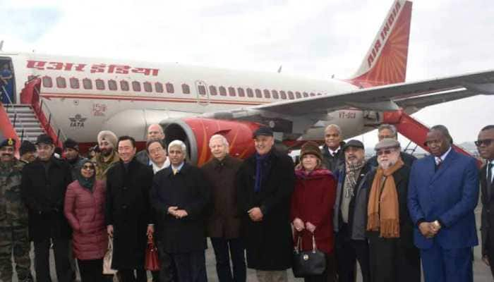 Foreign envoys meet local residents in J&amp;K; internet restoration, peace discussed