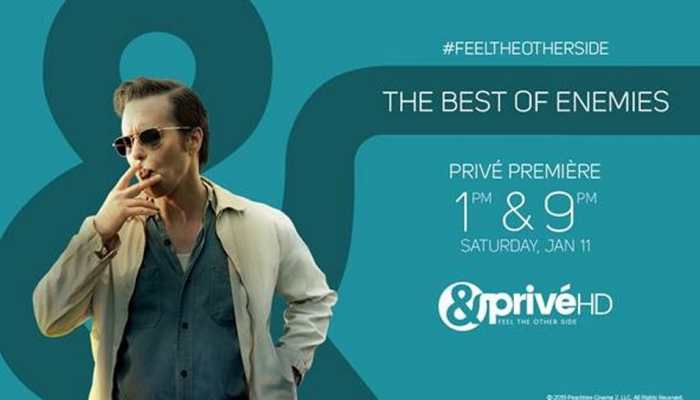 Catch the inspiring true story of a headstrong woman as &amp;PrivéHD premieres 'The Best Of Enemies'