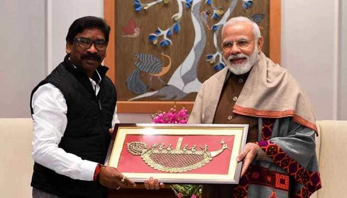 Hemant Soren meets PM Narendra Modi, urges him to take care of Jharkhand
