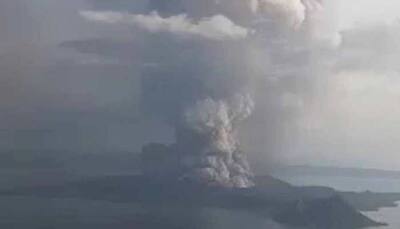 Nearly 8,000 Philipinos evacuated, flights grounded as volcano erupts near Manila