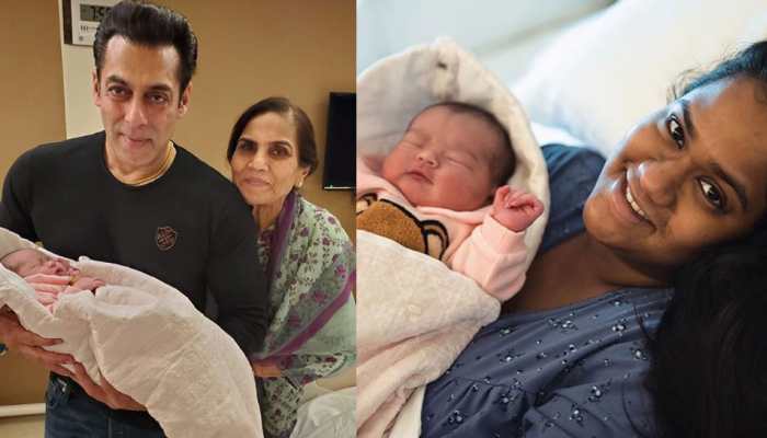 Arpita Khan Sharma shares unseen pics of Salman Khan holding newborn Ayat and it&#039;s simply awwdorable!