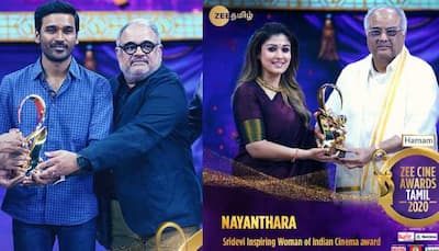 Zee Cine Awards Tamil 2020: Dhanush, Vijay, Nayanthara win top honours