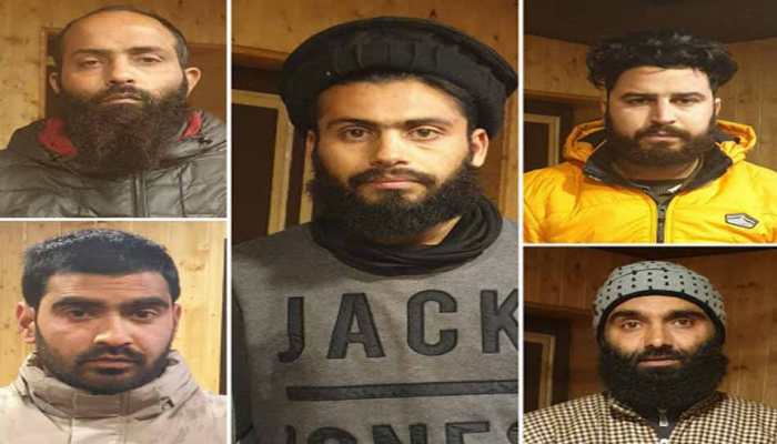 Five Jaish-e-Mohammad terrorists planning major terror strike on January 26 arrested in J&amp;K