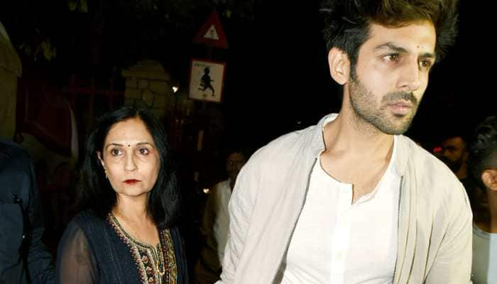 Kartik Aaryan gifts his mom a swanky Mini Cooper on birthday. Pic inside