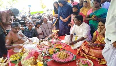 Cutting across religious lines Kerala mosque hosts Hindu wedding