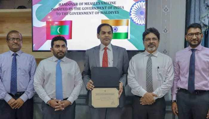 India delivers 30,000 doses of vaccines to Maldives after measles outbreak