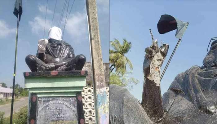 Periyar statue vandalised in Tamil Nadu&#039;s Chengalpattu; police begins probe