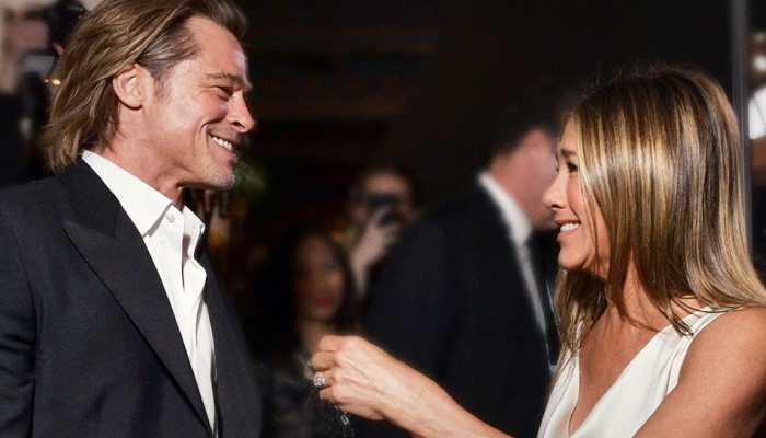 Brad Pitt reacts to reunion with Jennifer Aniston at SAG 2020