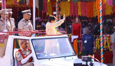 Kiran Bedi unfurls tricolour at R-day celebration in Puducherry