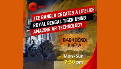 Zee Bangla brings to life a Royal Bengal Tiger with super-sophisticated AR technology