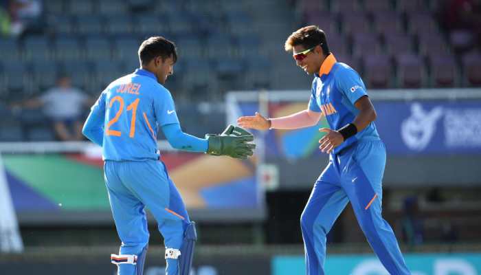 U19 ICC World Cup Quarterfinal: India trample Australia by 74 runs, reach semi-finals