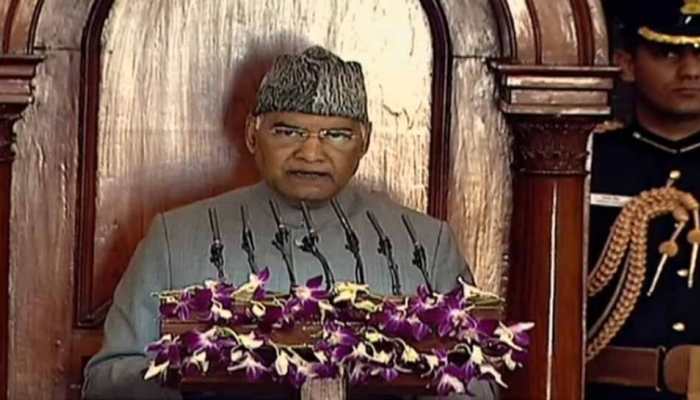 President Ram Nath Kovind in Parliament lists steps taken to promote education among Muslims