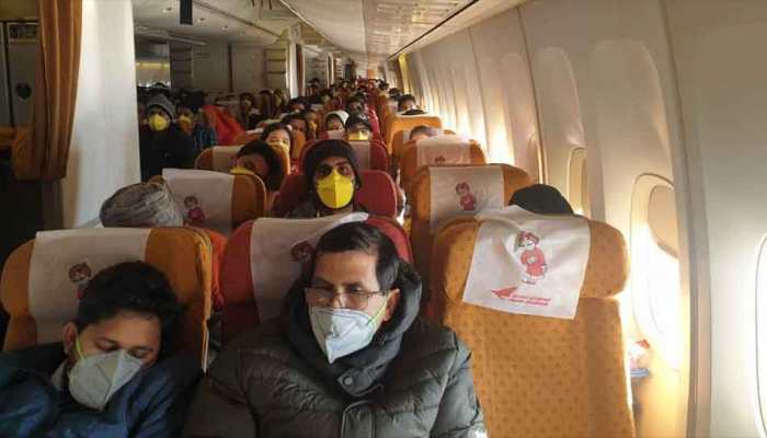 Coronavirus scare: Second Air India flight carrying 321 Indians from Wuhan lands in Delhi Coronavirus scare: Second Air India flight carrying 321 Indians from Wuhan lands in Delhi