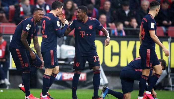 Bundesliga: Bayern Munich beat Mainz to go top, Dortmund hammer Union Berlin 