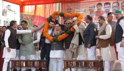 Delhi assembly election: Bihar CM Nitish Kumar campaigns for NDA candidate in Sangam Vihar