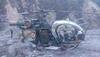 Indian Army's Cheetah helicopter crash lands near Reasi in Jammu and Kashmir, both pilots safe