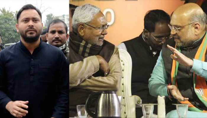 Is it a ploy to please your lover: Tejashwi Yadav flays Nitish Kumar for sharing dais with Amit Shah