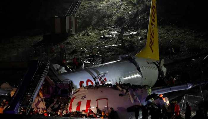 Plane skids off runway in Turkey, three killed and 179 wounded