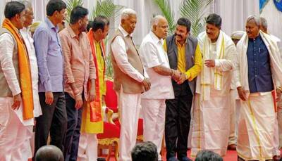 Karnataka cabinet expansion: 10 new ministers take oath