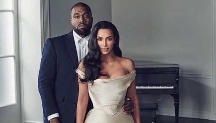 Kim Kardashian caught kissing hubby Kanye in public