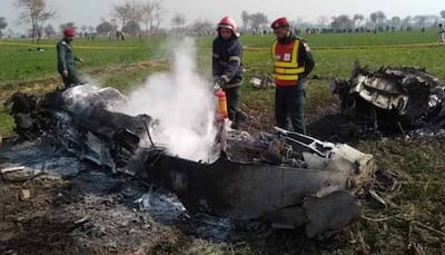 Pakistan Air Force jet crashes during routine training mission