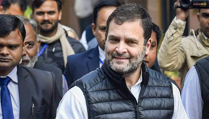 Rahul Gandhi casts vote at Aurangzeb Road in Delhi