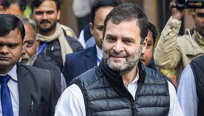 Rahul Gandhi casts vote at Aurangzeb Road in Delhi
