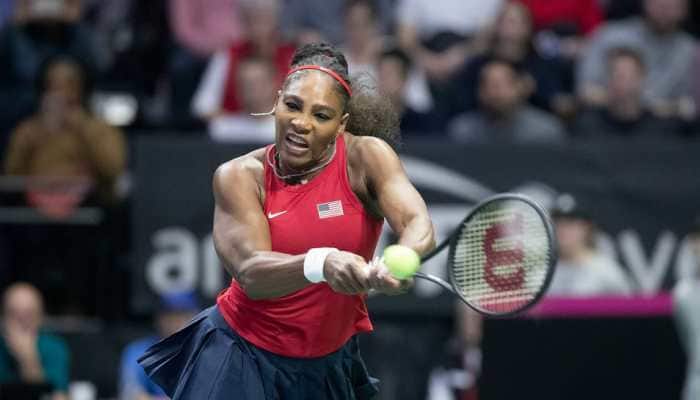 Serena Williams edges out Jelena Ostapenko in Fed Cup