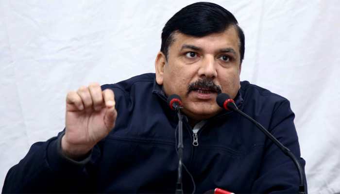 AAP&#039;s Sanjay Singh slams Manoj Tiwari for calling Kejriwal Nakli Bhakt