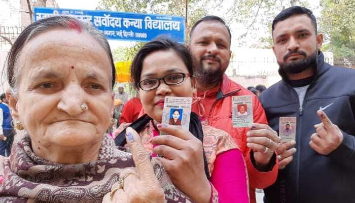 Delhi voters queue up, national capital records 41.5 per cent voter turnout till 3 pm in Assembly election 2020