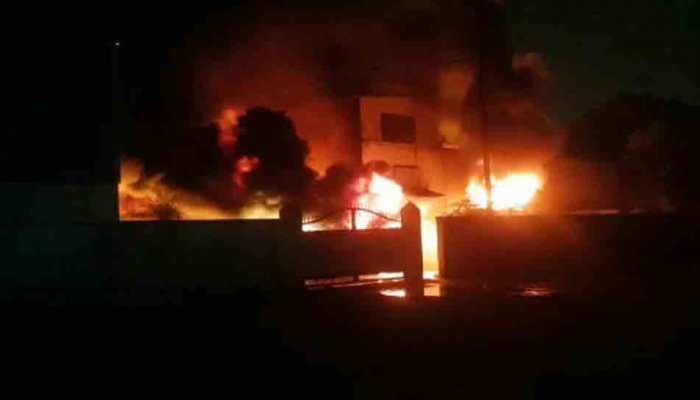 Massive fire breaks out at a factory in Mumbai's Morivali Industrial Area, second such incident in a day