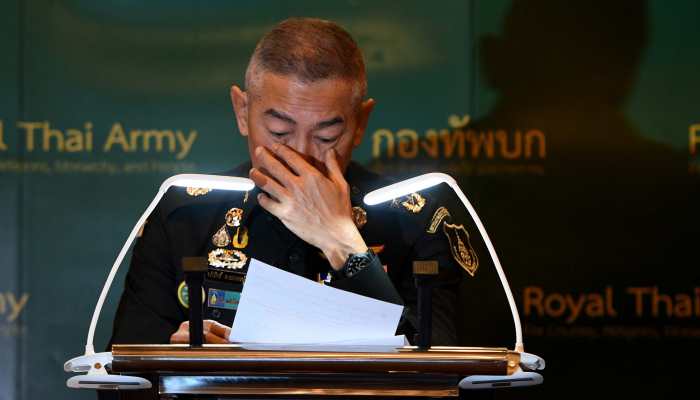 Thai army chief tearfully apologizes for mass shooting by rogue soldier