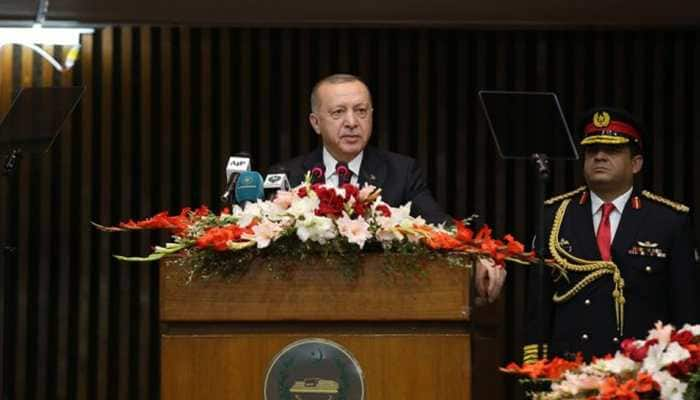 Turkish President Recep Tayyip Erdogan reiterates support to Pakistan on its stance on Kashmir