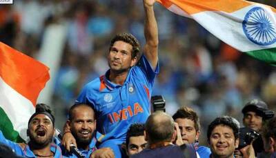 Sachin Tendulkar wins Laureus Sporting Moment award for 2011 World Cup win
