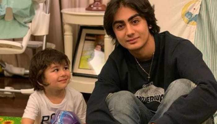 Taimur Ali Khan&#039;s adorable pic with Malaika Arora&#039;s son Arhaan Khan delights the internet