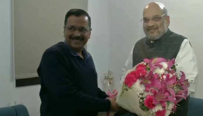 Delhi CM Arvind Kejriwal meets Home Minister Amit Shah, says no discussion on Shaheen Bagh issue Delhi CM Arvind Kejriwal meets Home Minister Amit Shah, says no discussion on Shaheen Bagh issue