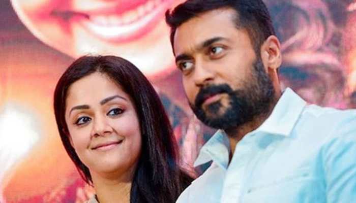 Suriya shares a &#039;happy selfie&#039; with wife Jyothika