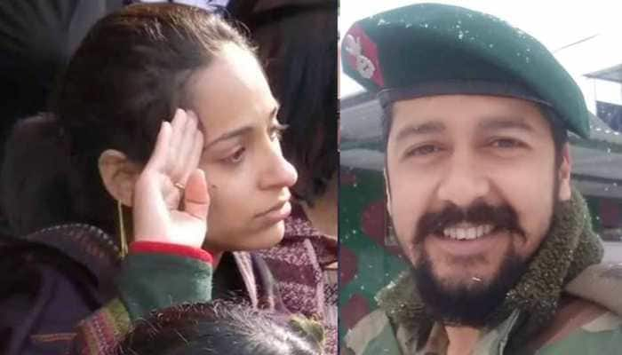 A year after Major Vibhuti Dhoundiyal&#039;s martyrdom in Pulwama, wife Nikita all set to join Army