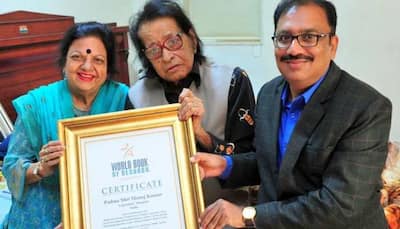 Manoj Kumar felicitated by World Book of Records, London