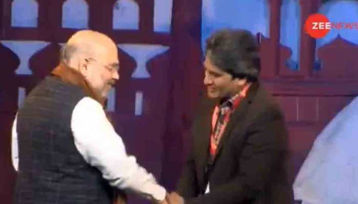 #IndiaKaArth: Amit Shah-Sudhir Chaudhary bonhomie enthralls audience at Arth festival