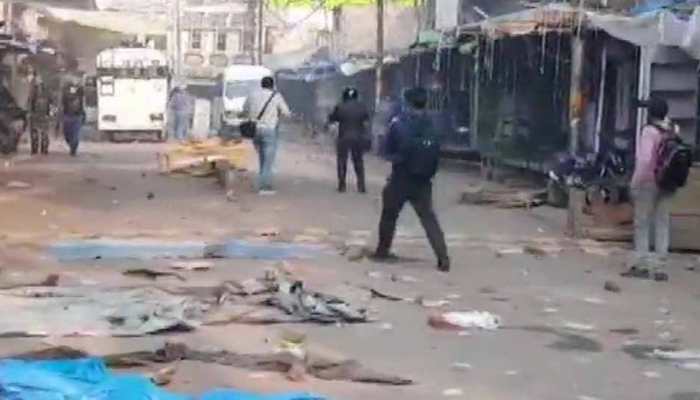 Police lobs teargas after anti-CAA protests turn violent in Uttar Pradesh's Aligarh