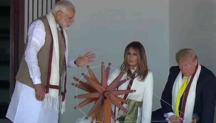 US President Donald Trump and Melania&#039;s message in Sabarmati Ashram: To my great friend Prime Minister Modi - Thank you for this wonderful visit!