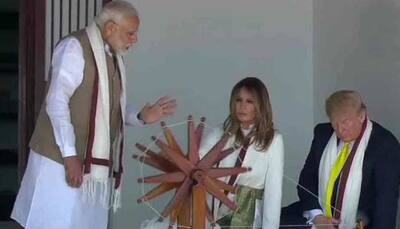 US President Donald Trump and Melania's message in Sabarmati Ashram: To my great friend Prime Minister Modi - Thank you for this wonderful visit!