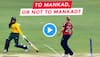 Women's T20 World Cup: England's Katherine Brunt opts out of mankading South Africa's Sune Luus--Watch