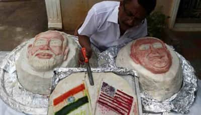 Tamil Nadu food artist prepares 107 kilo idli as a welcome gesture to President Trump