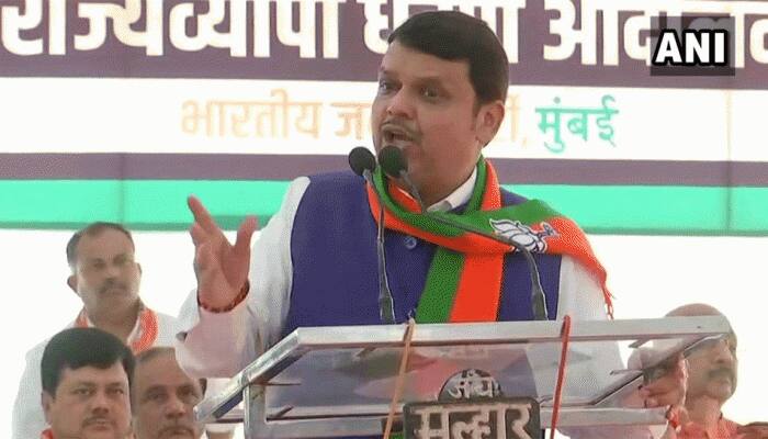 Shiv Sena might be wearing bangles, not us: Devendra Fadnavis over AIMIM leader Waris Pathan&#039;s remark